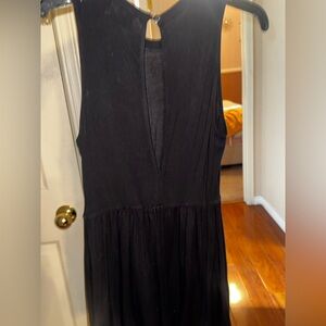 Elegant Black Sleeveless ROMPER